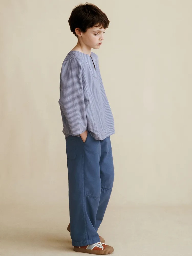 Caramel London X Zara Straight Leg Pants Bluish 7-8 Years